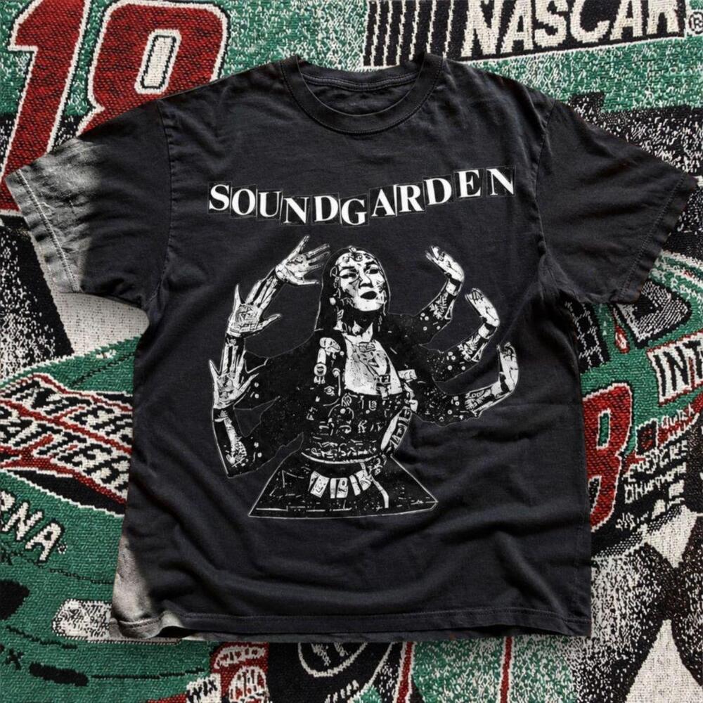 Soundgarden Band Graphic Tee Black Unisex